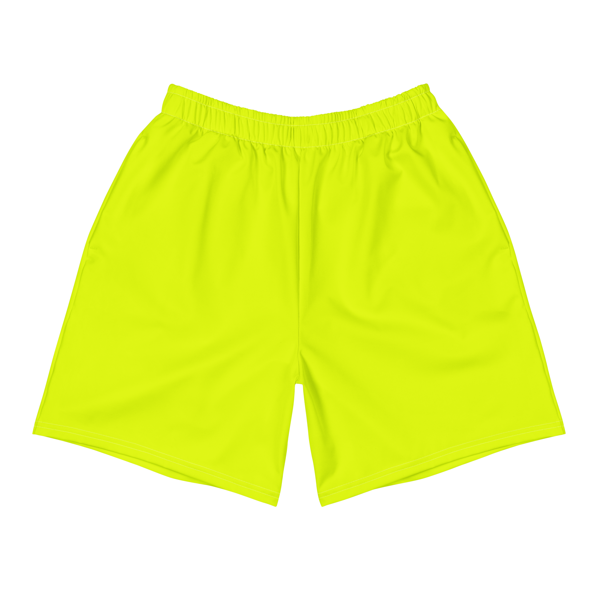 Unisex Athletic Long Shorts | Neon Lime
