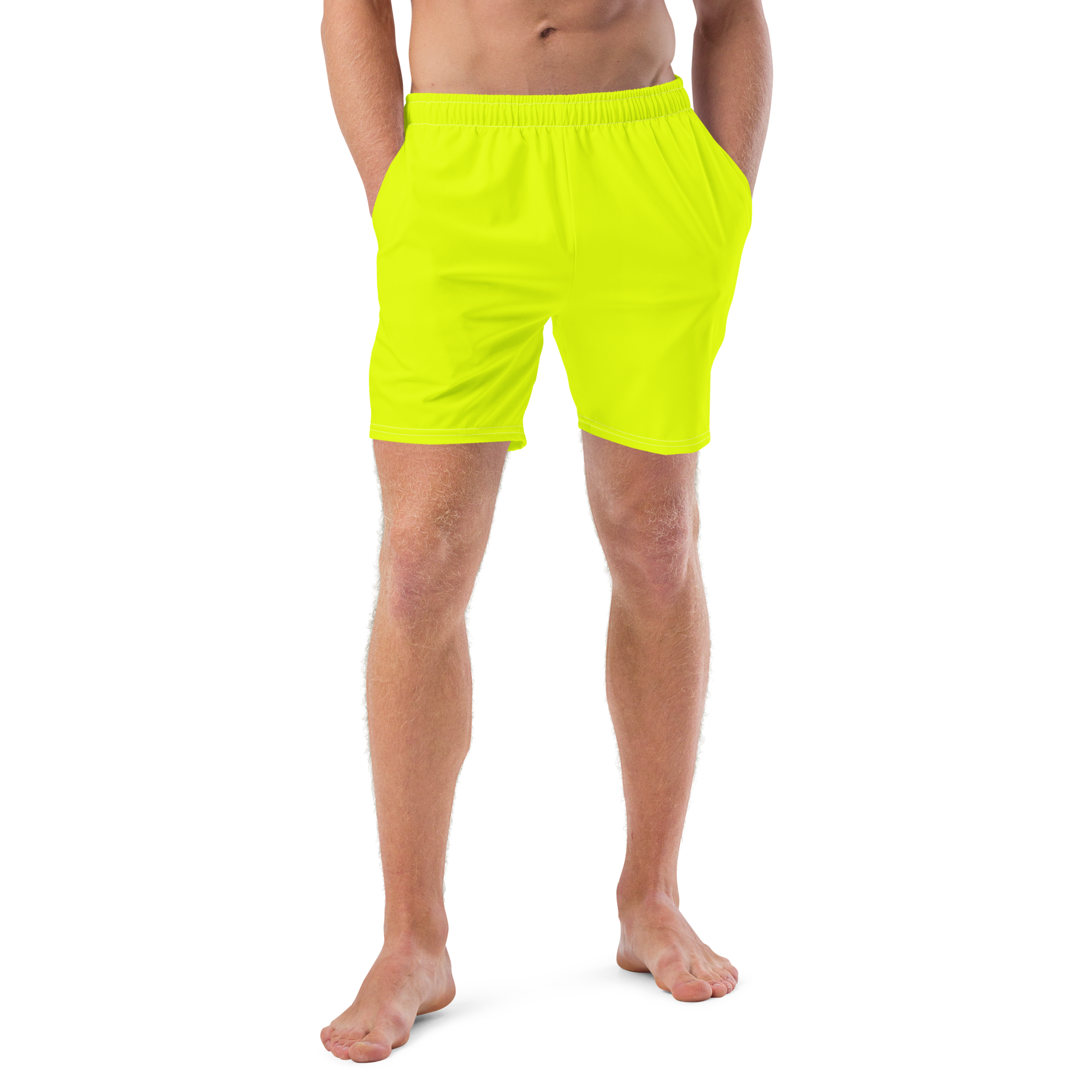 Recycled Swim Trunks | Neon Lime