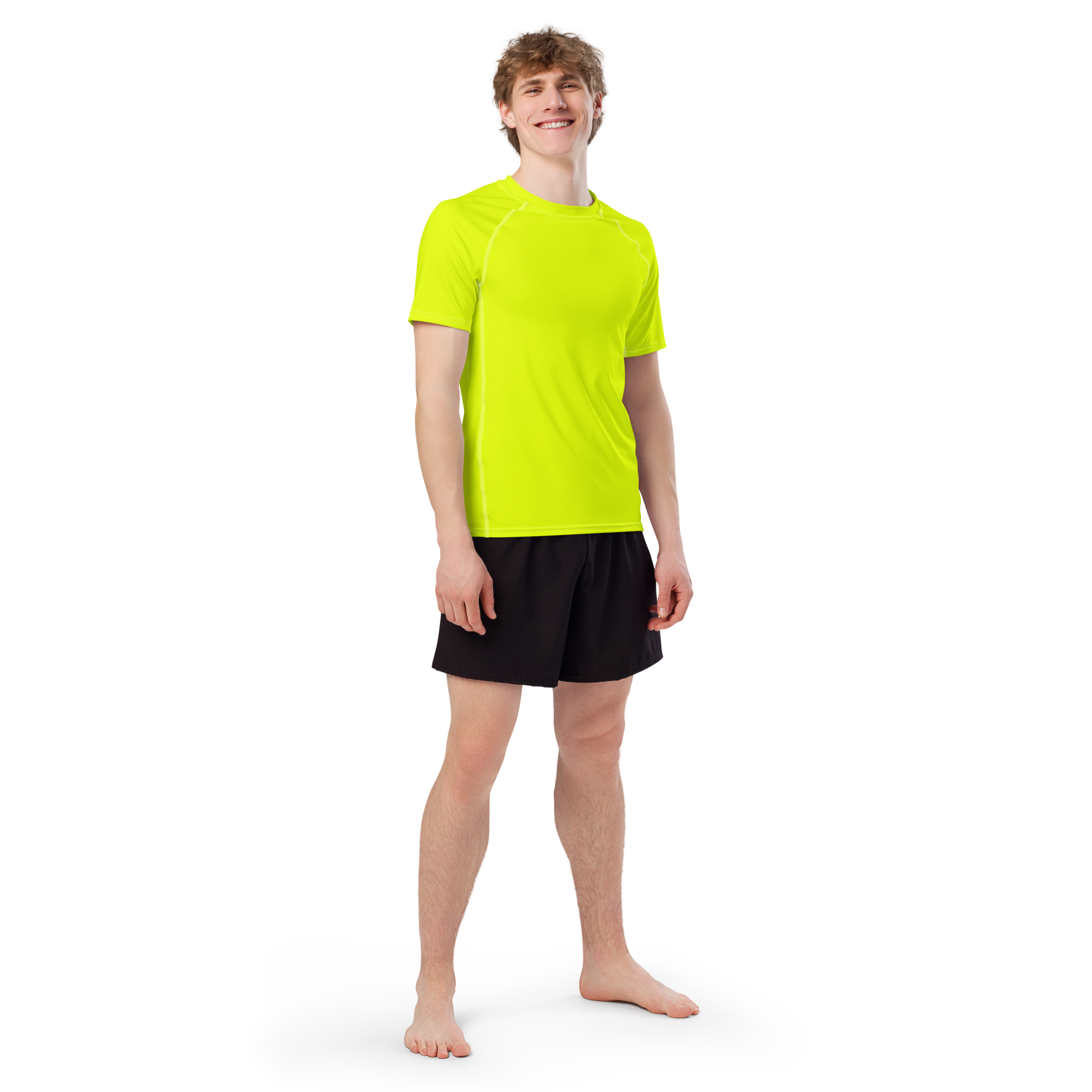 Men's Rash Guard | Neon Lime