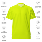 Recycled Sports Jersey | Neon Lime