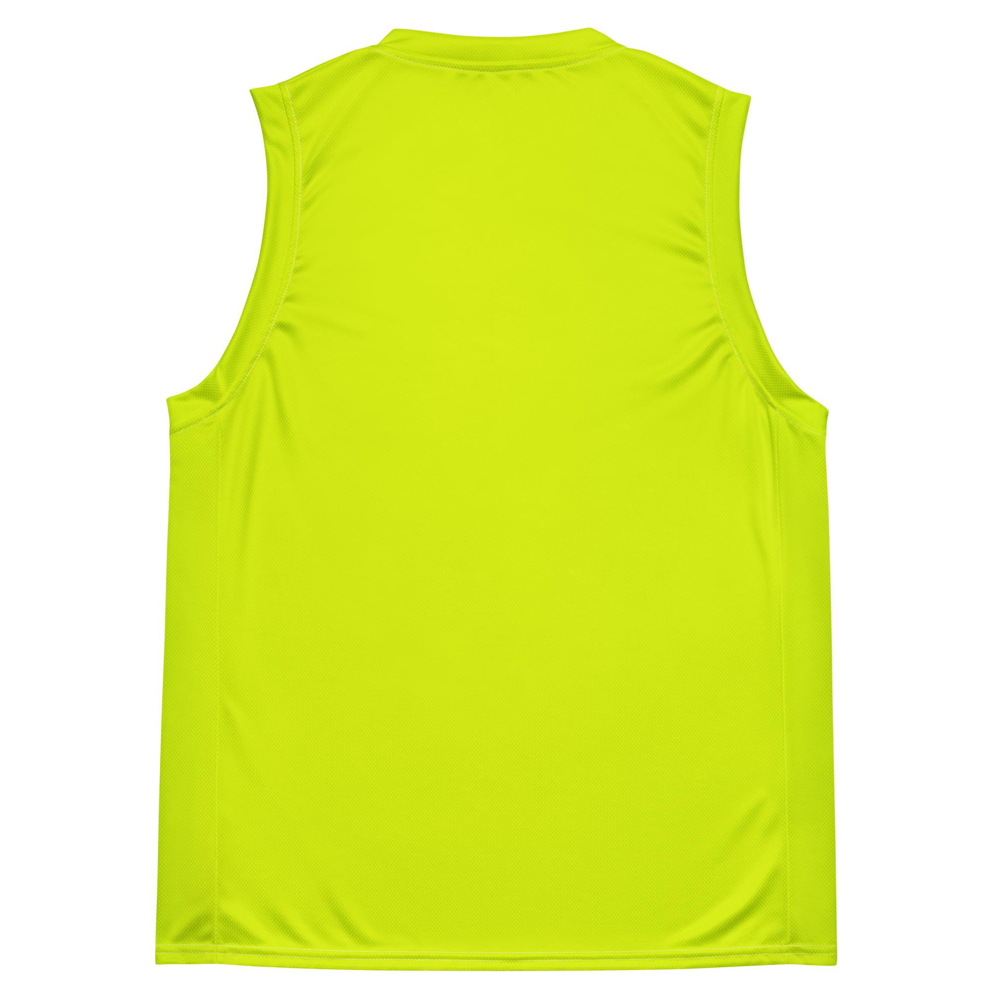 Recycled Basketball Jersey | Neon Lime