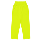 Unisex Wide-Leg Joggers | Neon Lime