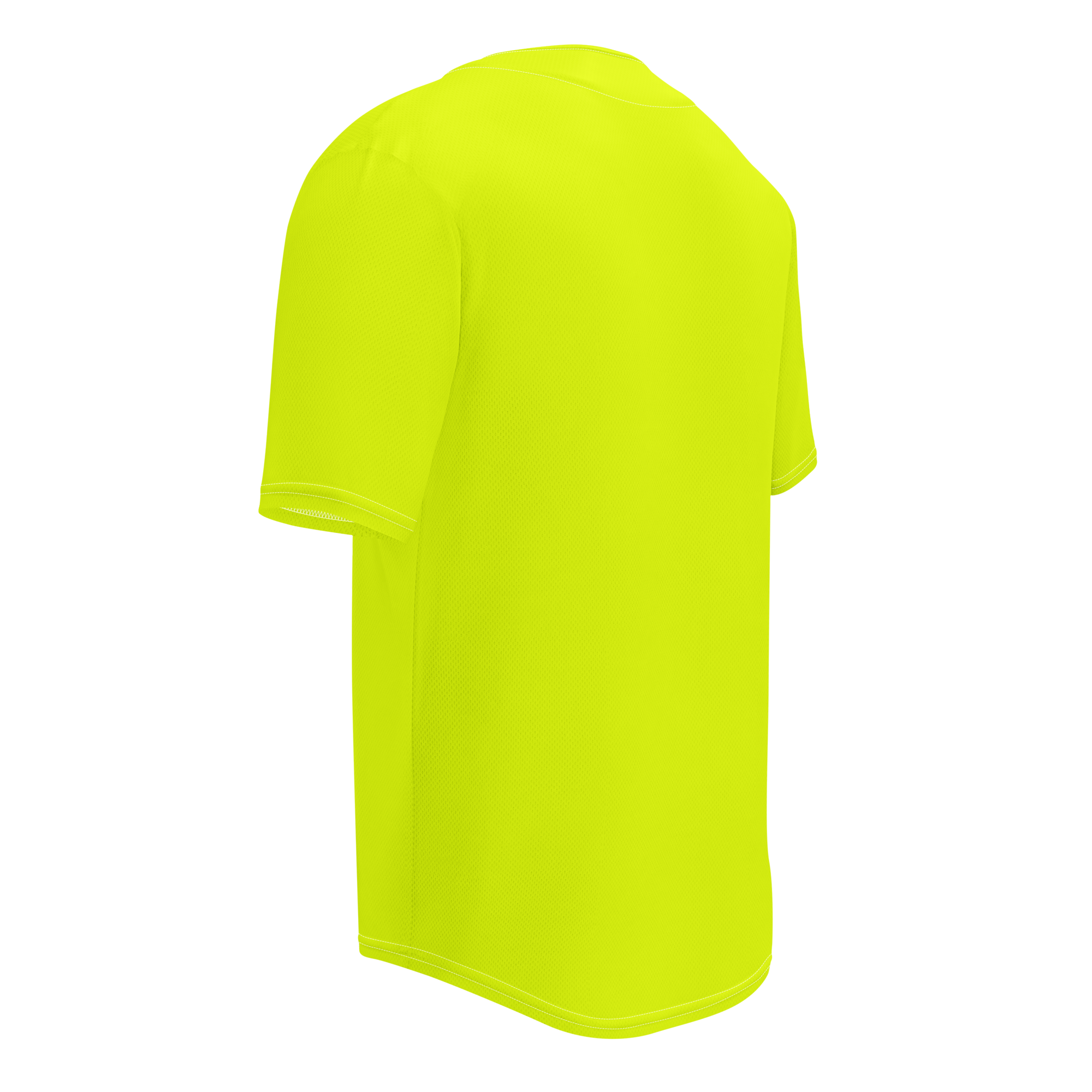 Recycled Baseball Jersey | Neon Lime