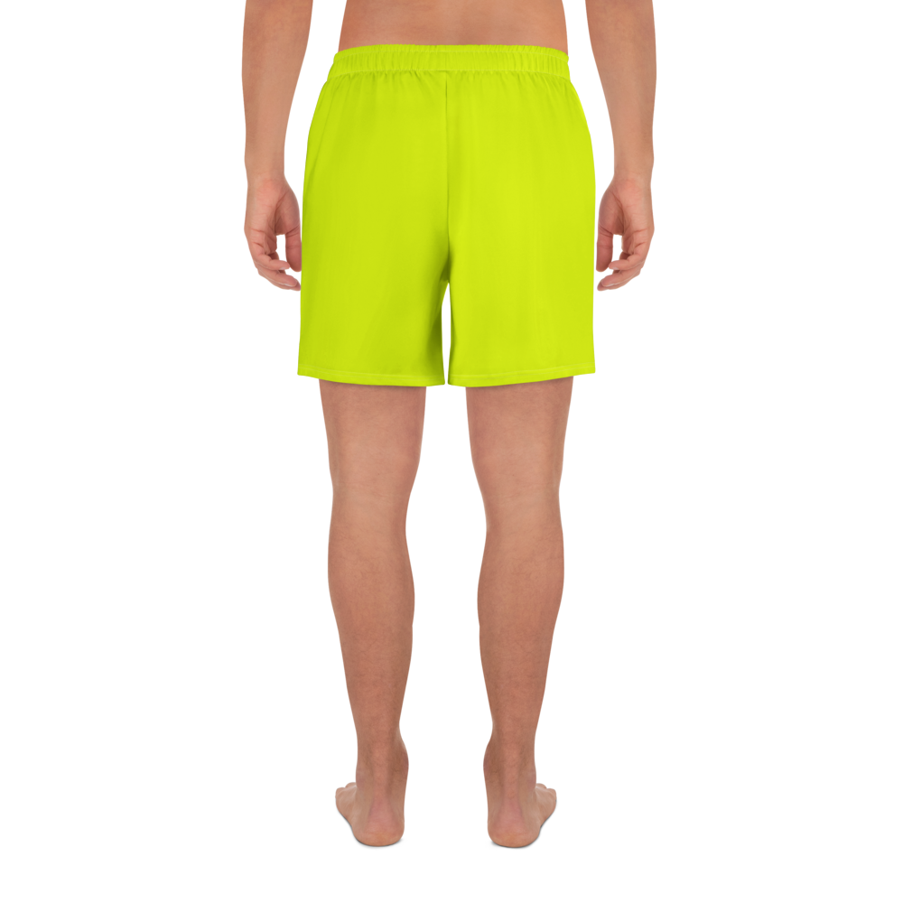 Unisex Athletic Long Shorts | Neon Lime