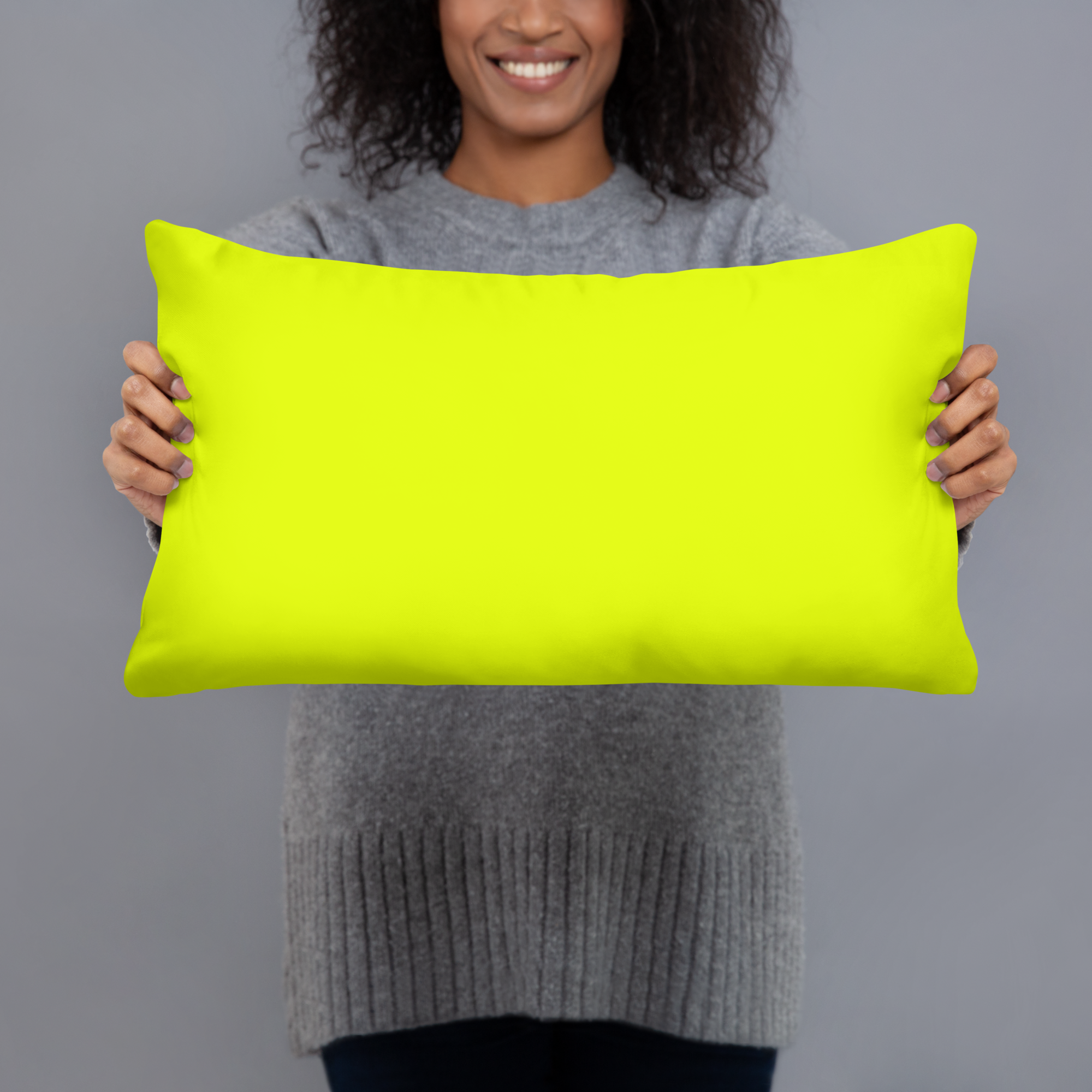 Basic Pillow | Neon Lime