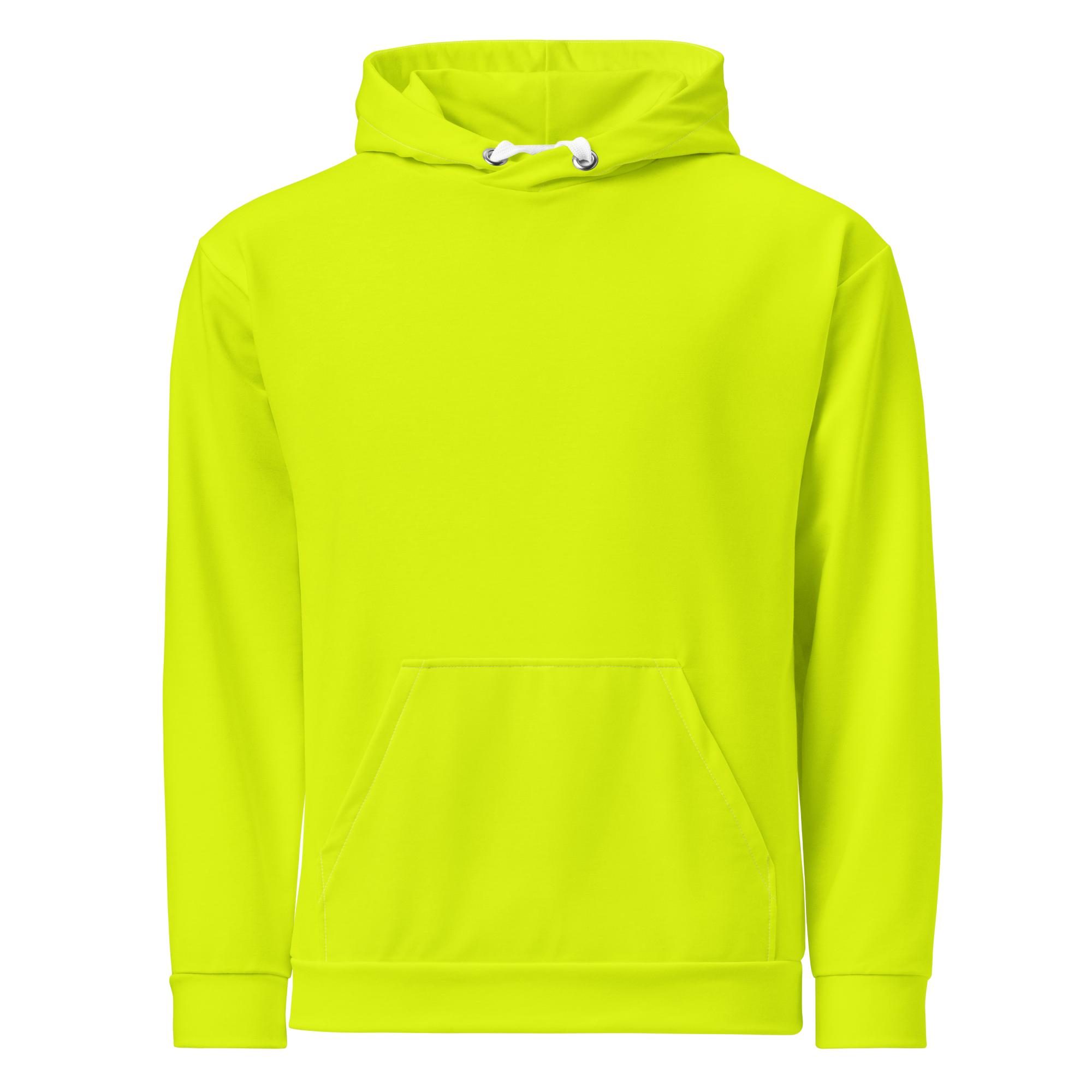 Recycled Unisex Hoodie | Neon Lime