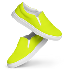 Women's Slip-On Canvas Shoes | Neon Lime