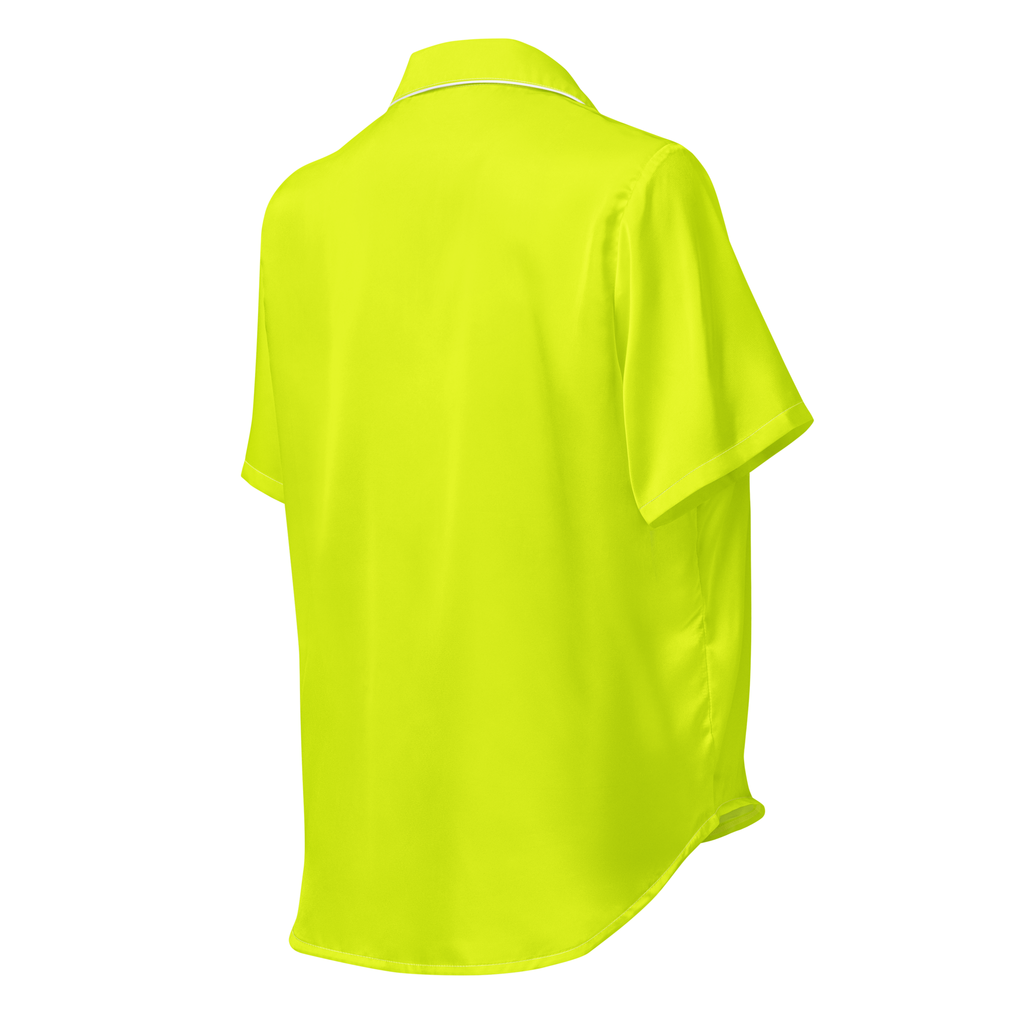 Women's Short Sleeve Pajama Top | Neon Lime