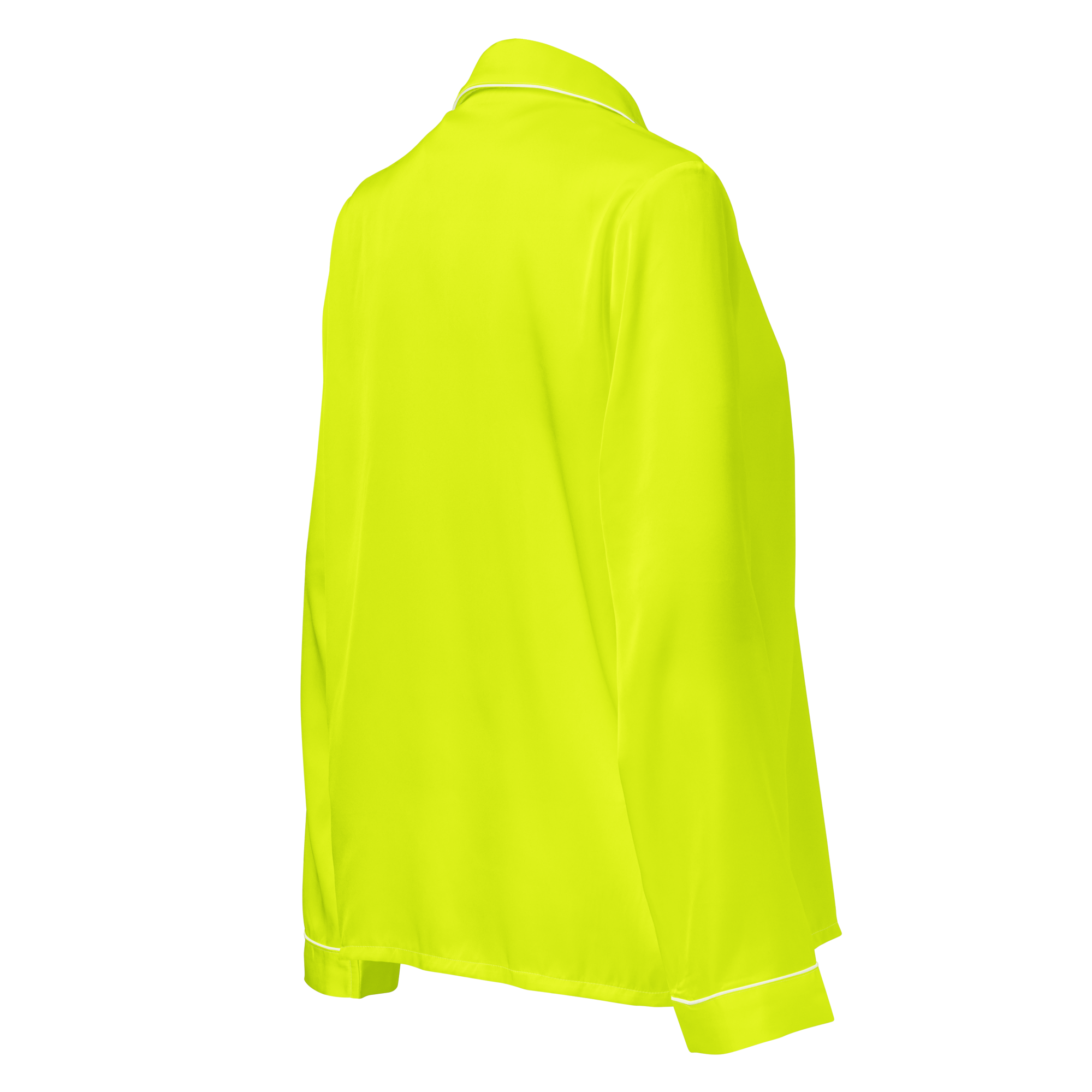 Women's Long Sleeve Pajama Top | Neon Lime