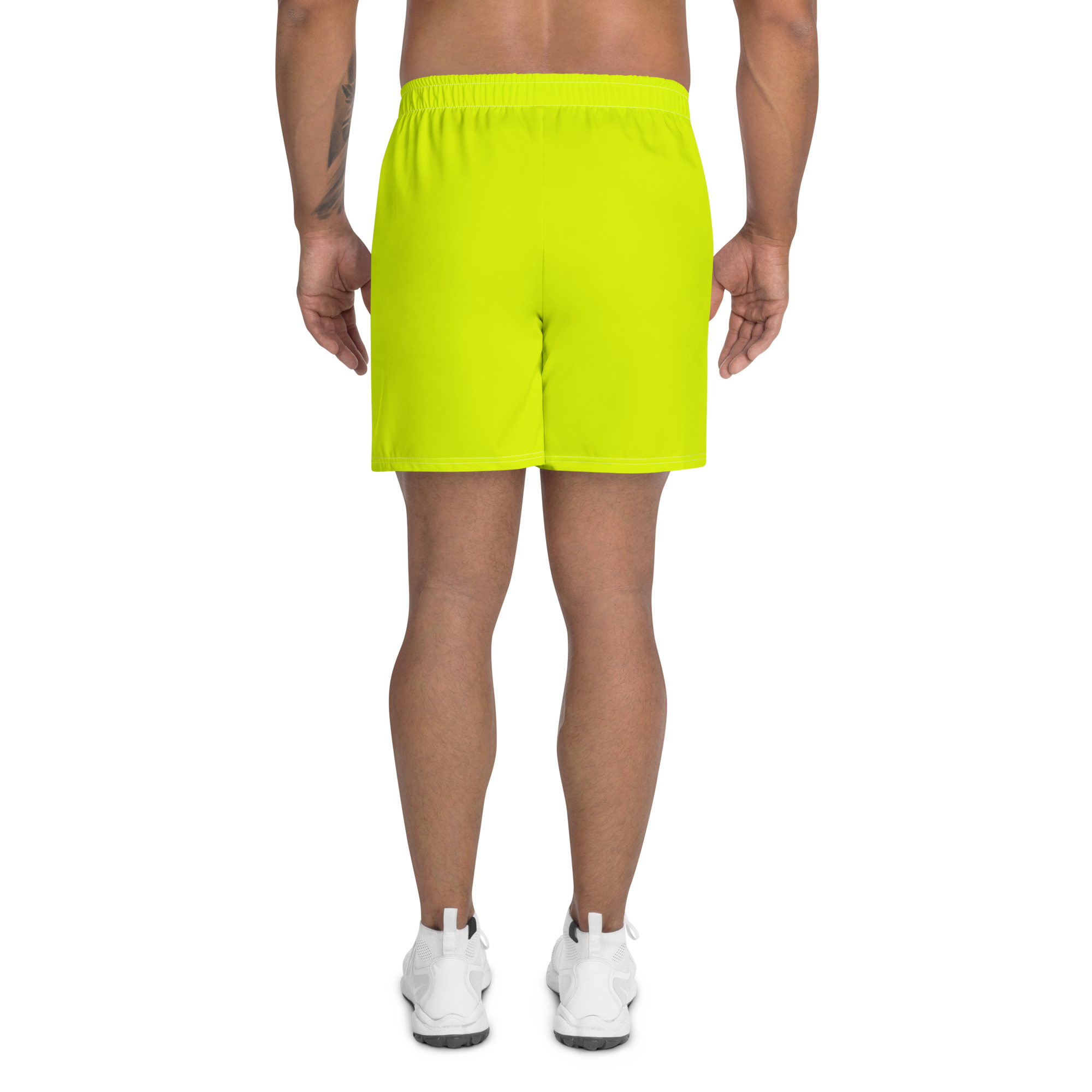 Unisex Athletic Long Shorts | Neon Lime