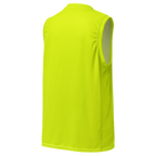 Recycled Basketball Jersey | Neon Lime