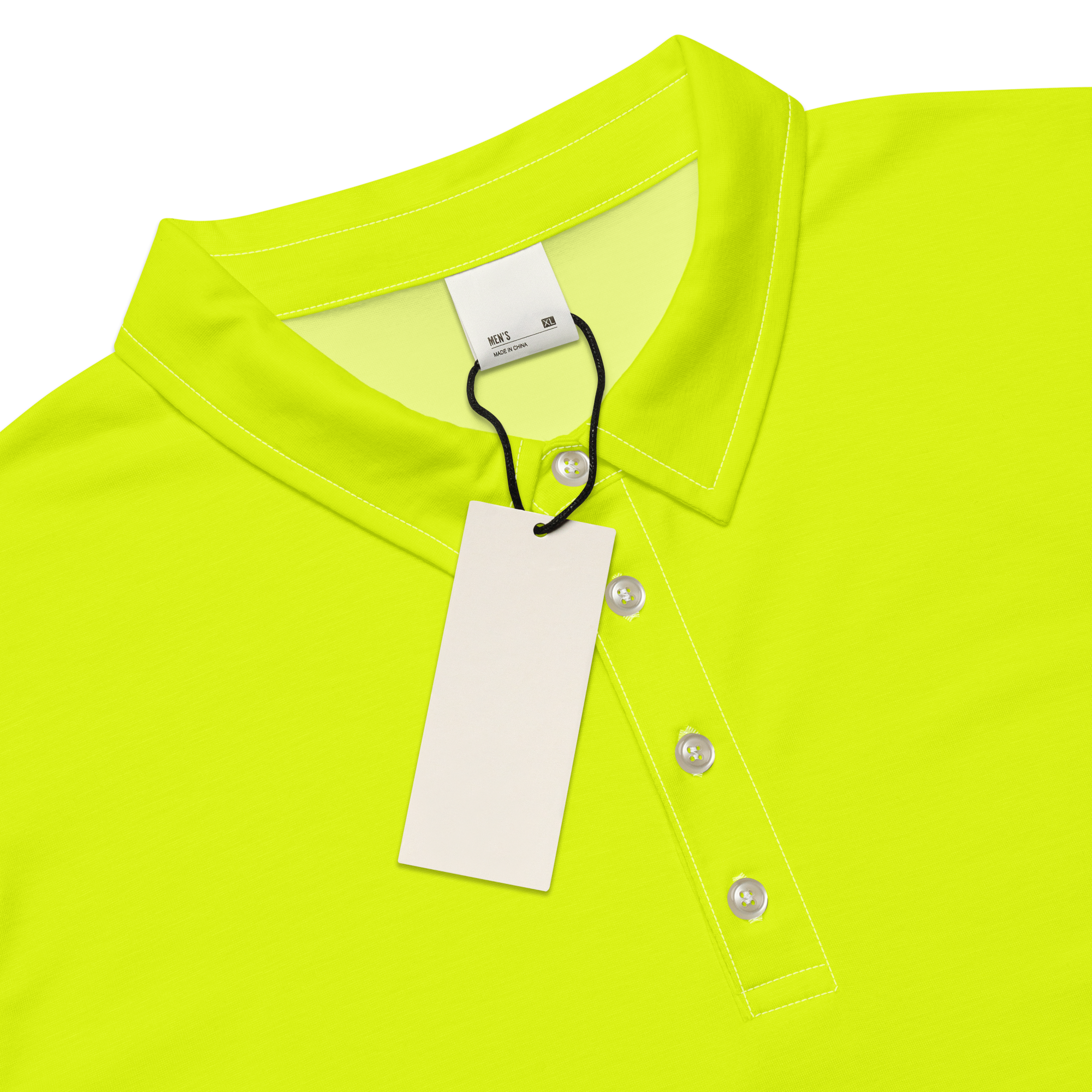 Men's Slim Fit Polo | Neon Lime