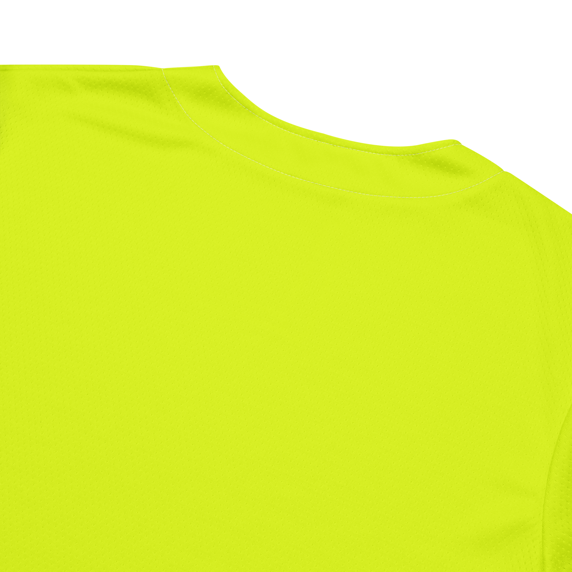 Recycled Baseball Jersey | Neon Lime