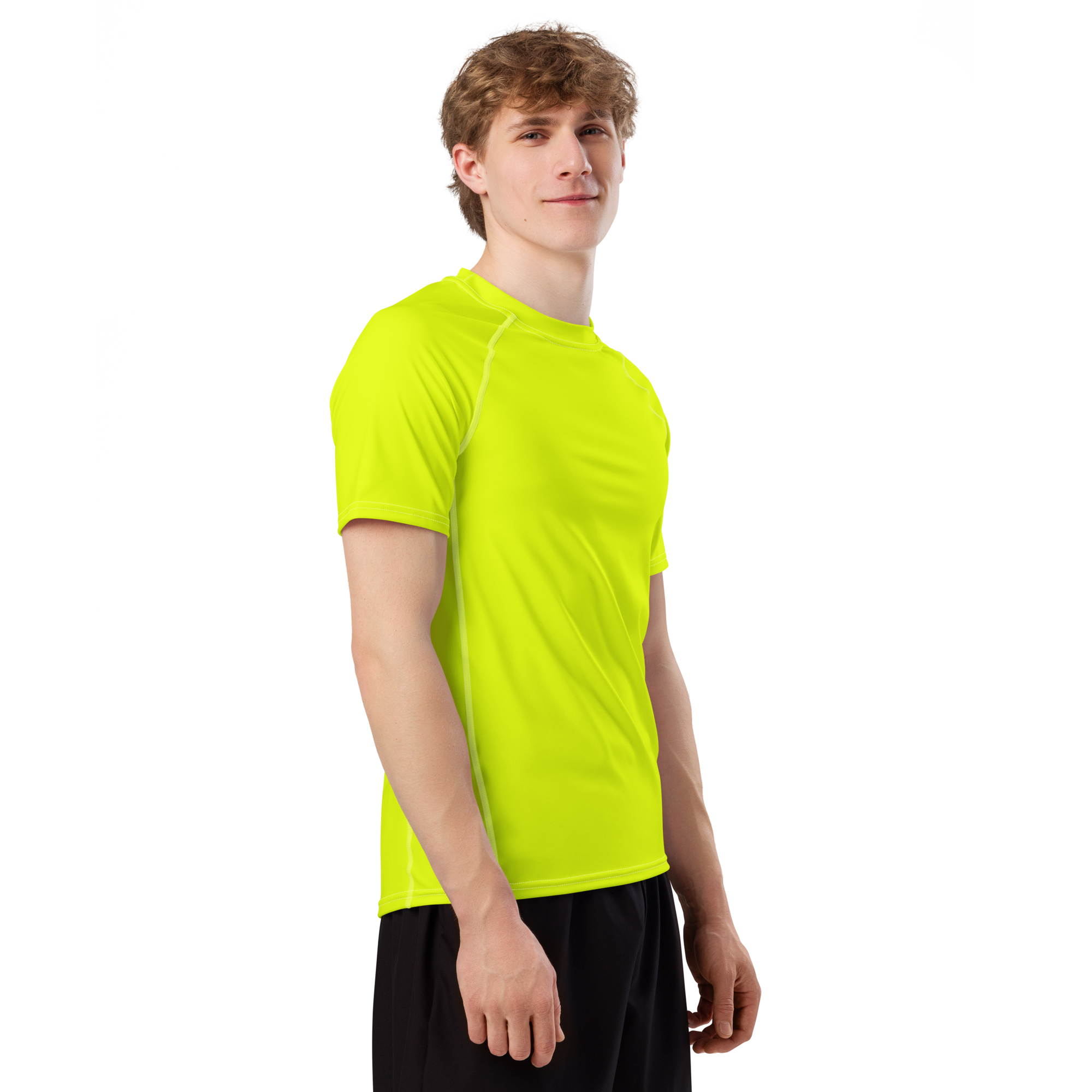 Men's Rash Guard | Neon Lime