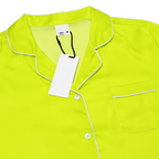 Women's Long Sleeve Pajama Top | Neon Lime