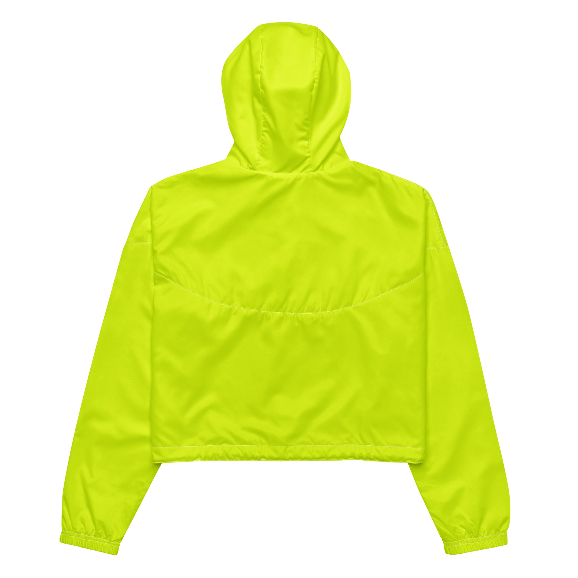 Women's Cropped Windbreaker | Neon Lime