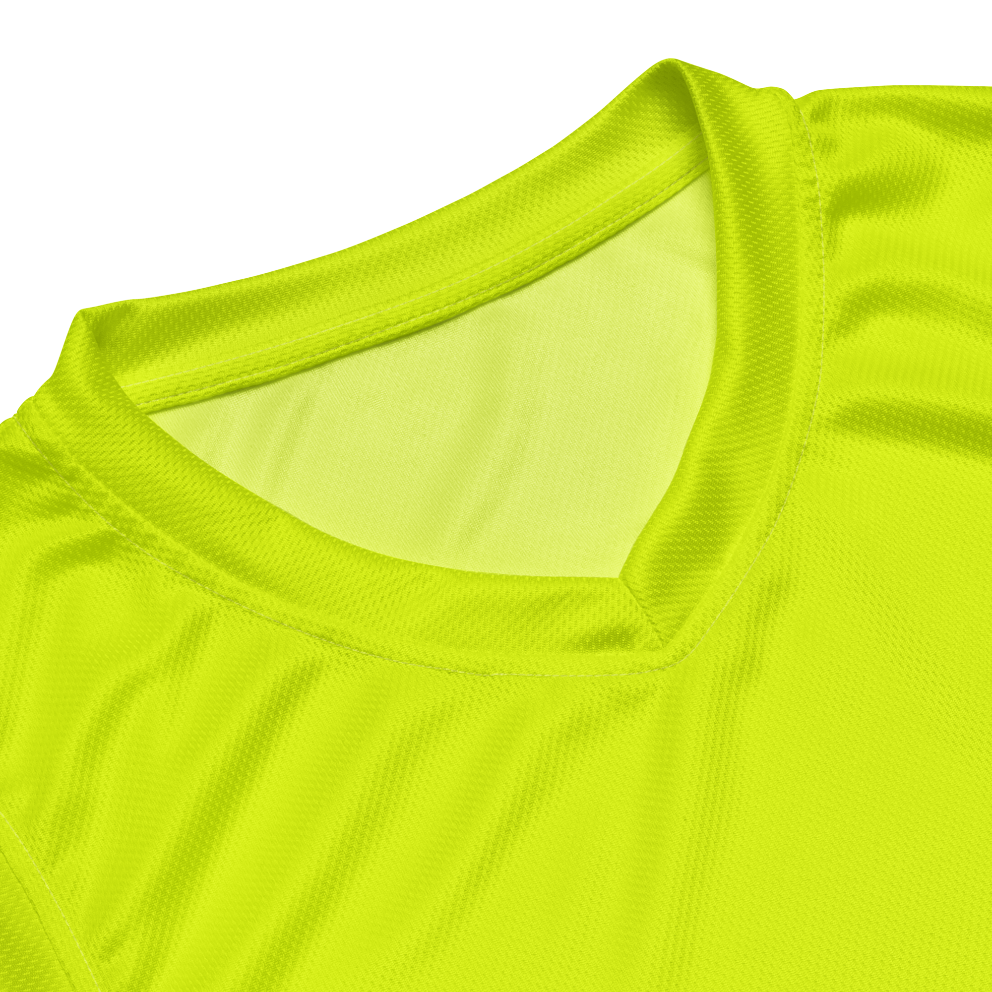 Recycled Basketball Jersey | Neon Lime