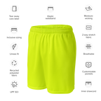 Recycled Mesh Shorts | Neon Lime