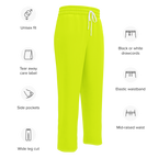 Unisex Wide-Leg Joggers | Neon Lime