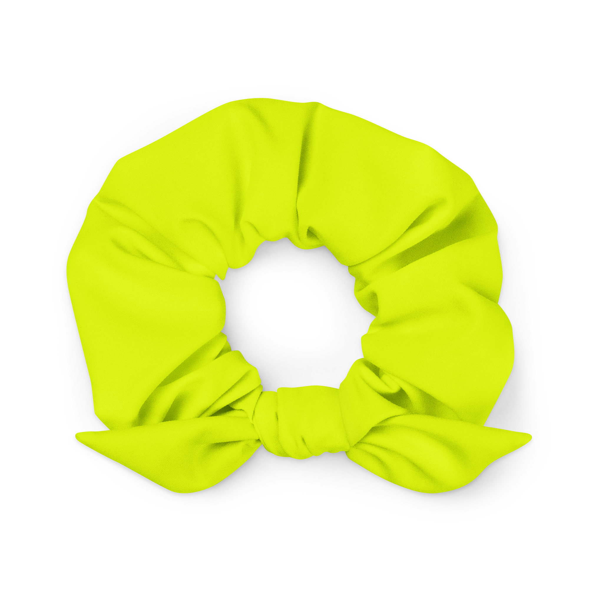 Recycled Scrunchie | Neon Lime