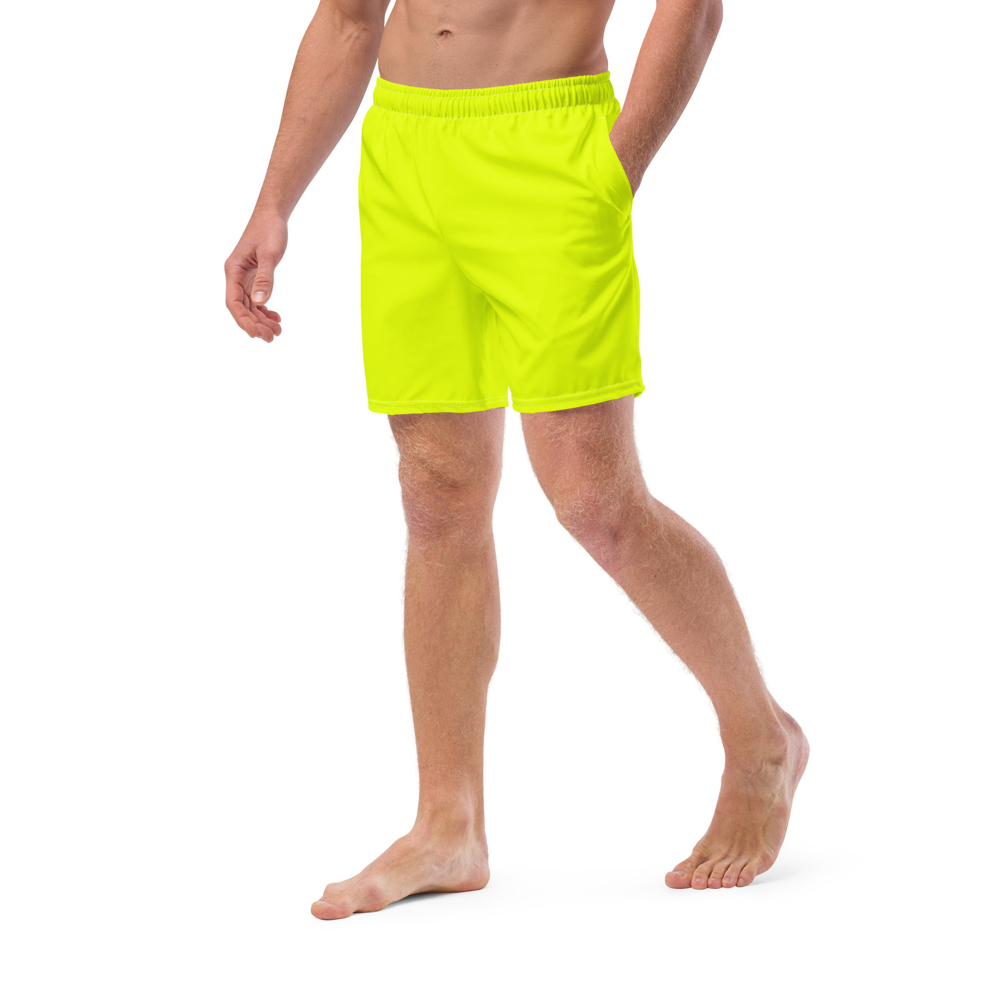 Recycled Swim Trunks | Neon Lime