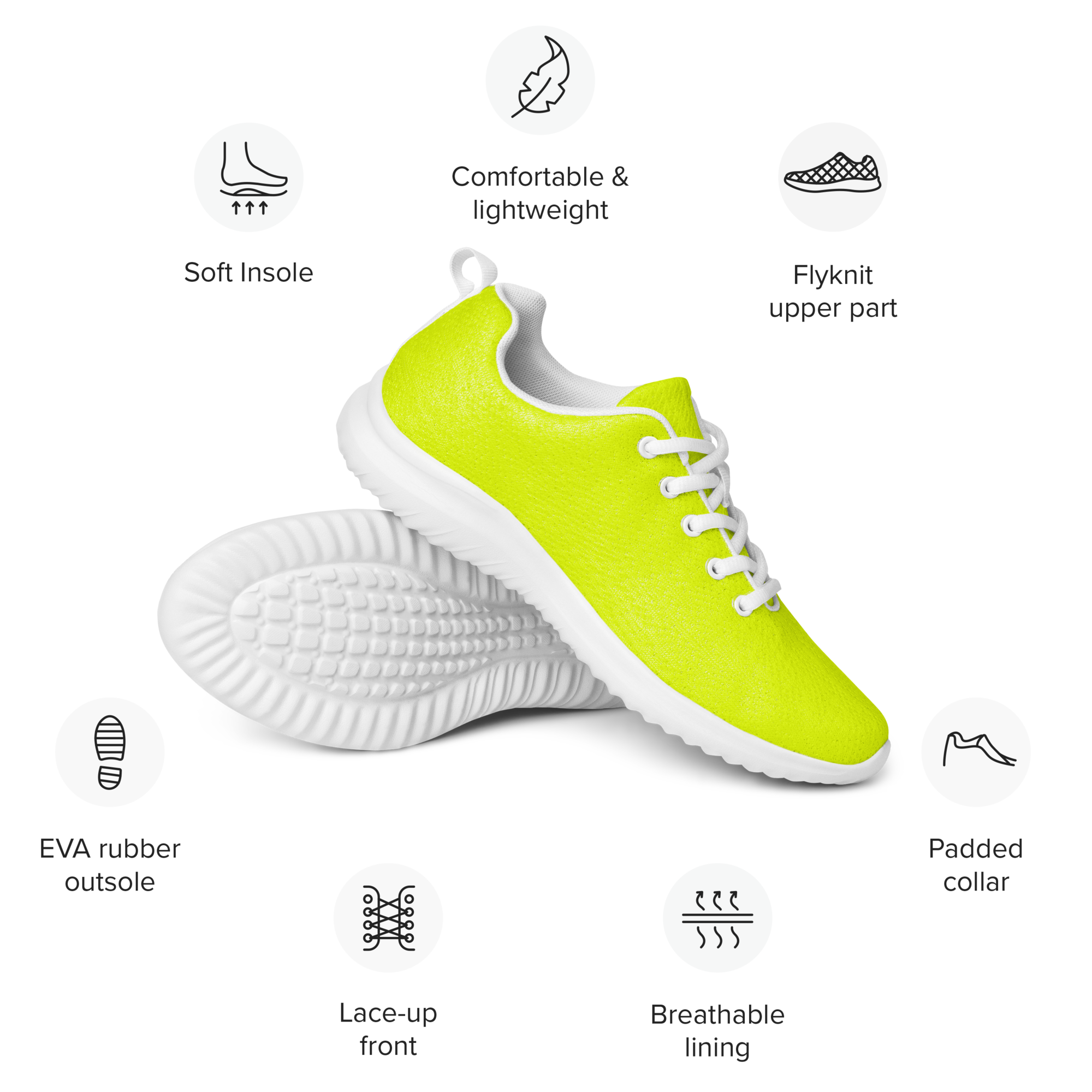 Women's Athletic Shoes | Neon Lime