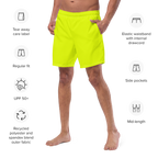 Recycled Swim Trunks | Neon Lime