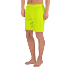 Unisex Athletic Long Shorts | Neon Lime