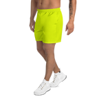 Unisex Athletic Long Shorts | Neon Lime