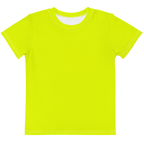 kids-cotton-crew-neck-t-shirt-neon-lime
