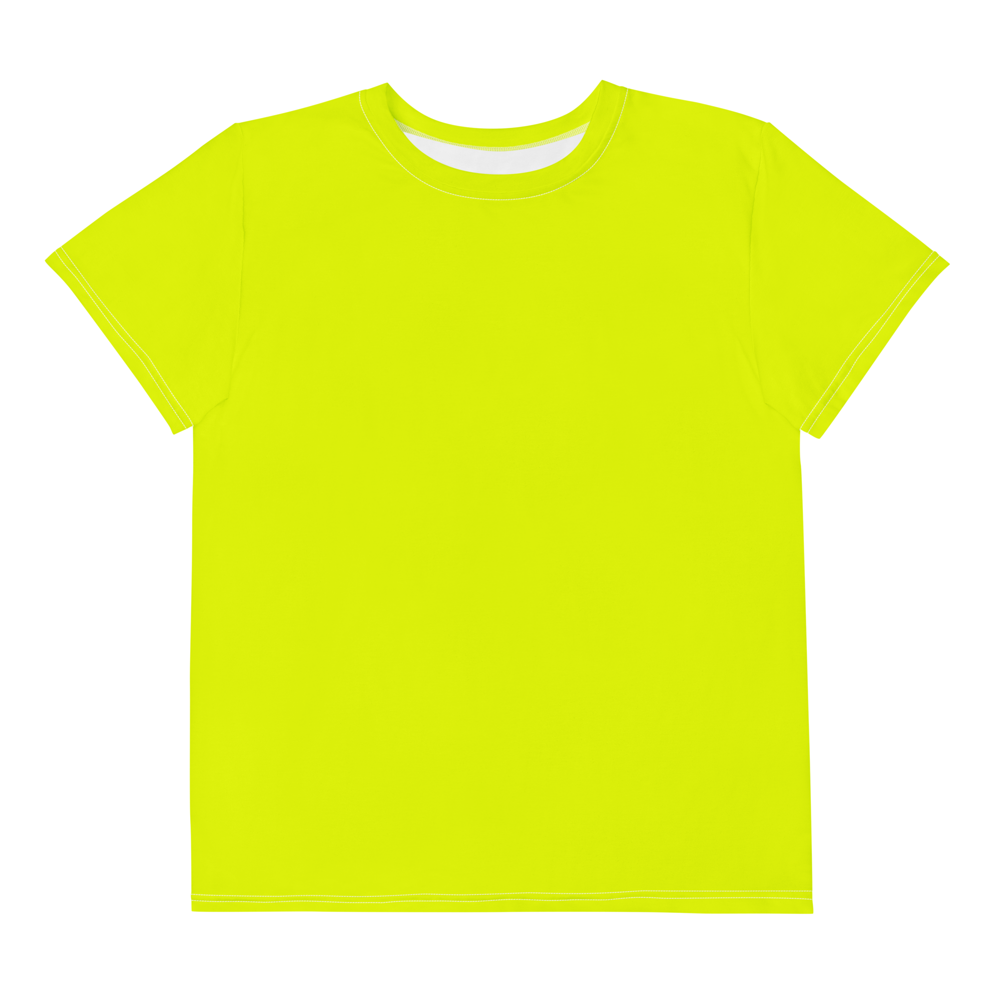 youth-cotton-crew-neck-t-shirt-neon-lime