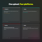 RAXXO Studio content formatted for Instagram, TikTok, YouTube, Buffer